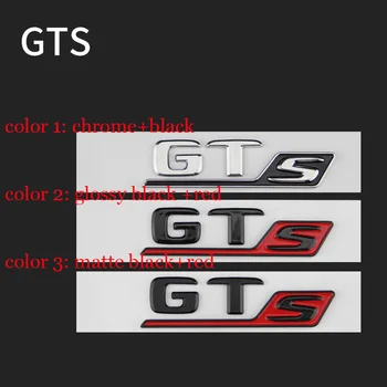 Chrome Black Listov Znak pre Mercedes Benz GTs GT AMG batožinového priestoru Zadné Počet Emblémy