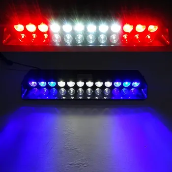 AEING 1 sada 12 LED Auto Harzard Tabuli Núdzové Clonu Strobo Upozorniť na Bleskové Svetlo ČERVENÁ MODRÁ ŽLTÁ BIELA Multi-farebné