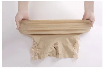 Ženy Bezšvíkové Sexy Čipka bezpečnosti krátke nohavice pod sukne, šortky v Lete bielizeň, nohavičky krátke nohavice