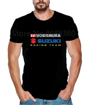 Nové Letné nosenie yoshimura T-shirt Vytlačené T-shirt krátke rukávy Suzuki Gsxr Gsx R Tlače oblečenie O-krku priedušná t-shirt