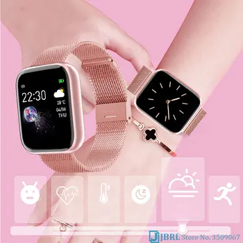 Nové 2021 Smart Hodinky Ženy Muži Smartwatch Pre Android IOS Elektronika Smart Hodiny Fitness Šport Tracker Bluetooth Smart-hodinky