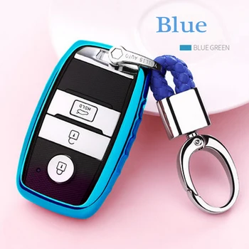 Farebné darček Vymeniť Auto Smart Key peňaženky kryt Diaľkové Prípade pre Kia K3 K4 K5 KX Sportage 2016 Ceed Sorento Cerato Optima