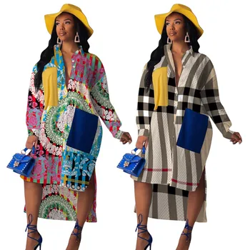 Africké Šaty Pre Ženy Dashiki Lete Plus Veľkosť Šaty Dámske Tradičné Africké Tlač Oblečenie Bazin Ankara Šaty