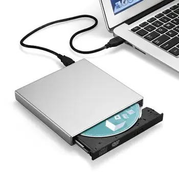 Externý USB 2.0 Externý Disk DVD Writer Externej Optickej Jednotky pre Stolný Počítač, Notebook