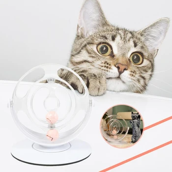 Vtipné Mačku Hračka Pet Mačka Hračky Inteligencie, 360° Rotácia Interaktívny Priestor Pradenie Mačky, Hračky, Lopty Interaktívne Hračka pre IQ Traning