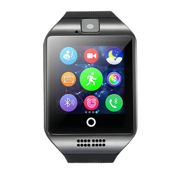 Smart Hodinky Q18 S Kamerou Facebook Whatsapp Twitter Sync SMS Smartwatch GT08 DZ09 U8 Podporu SIM TF Karta Pre Android