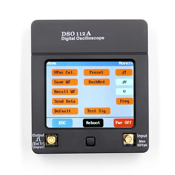 DSO112A Prenosný Analyzátor, USB Mini Odolné Ručné 5Msps Dotykový Displej Stabilné 2MHz Nástroje Digitálny Osciloskop Skladovanie