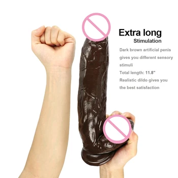 30*5.8 CM Obrie Obrovské Dildo Super Veľký Penis s prísavkou Análny Zadok Plug Veľké Dong Realistický Penis Sexuálne Hračky Pre Ženy