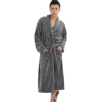 Ženy Flanelové Fleece Župan Nightgown Pár Čipky Krídla Župan Sleepwear 2020 Zahustiť Teplé Jesenné Zimné Domáce Oblečenie Pre Dámy