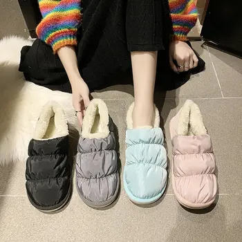 2020 Nové Zimné Topánky pre Ženy Móda Teplé a Velvet Vonkajšie Vnútorné Pohodlné Čižmy Veľkosť 35-44 Zapatillas Mujer