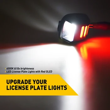 2x bez Chýb Led špz osvetlenie Pre Nissan Navara D40 Hranici 2007 - 2019 ACMAT ALTV Rovníka Auto Lampa poznávacia Žiarovky