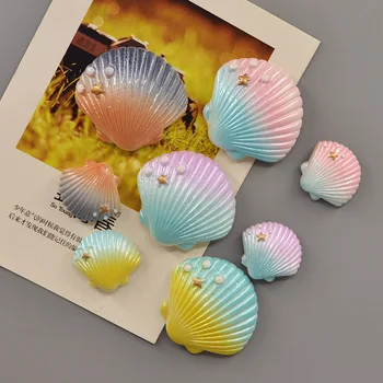 Hviezdice Shell Chladnička Magnetických Nálepiek Tvorivé Kórea Sada 3D Osobné Cartoon Dekoratívne Magnet Správu Nálepky
