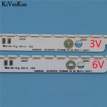 6V 3V Podsvietenie LED Pásy Pre Samsung UE32ES6760S UE32ES6750 Bar Kit LED TV Line Kapela Objektív 2012SVS32 7032NNB 44 2D REV1.1 REV1.0