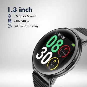 W8 Smart Hodinky Srdcového tepu Smartwatch Ultra-tenké Predpoveď Počasia Fitness Hodinky, Pripomienku, Nepremokavé Bluetooth Wearfit