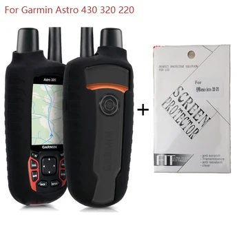 Všeobecné Chrániť Kremíka Prípade, že Kože Kryt pre Garmin GPS Astro 430 320 220 s Astro 320 Screen Protector pre 430 320 220