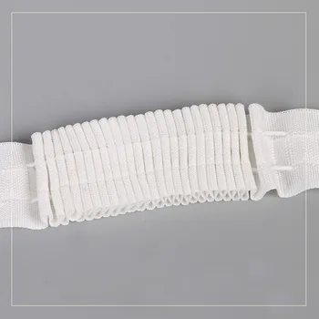 Opona textilná Páska Vytiahnuť Skladaný Páska Biela Stuha Malé Pásky urob si sám Ušiť Záclony Príslušenstvo 40m/veľa