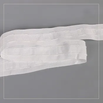 Opona textilná Páska Vytiahnuť Skladaný Páska Biela Stuha Malé Pásky urob si sám Ušiť Záclony Príslušenstvo 40m/veľa