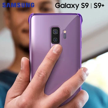 Samsung Originálne Transparentné Pokovovanie Okraji TPU Telefón puzdro Pre Samsung Galaxy S9 G9600 S9+ S9Plus G9650 Ochranný Kryt Telefónu
