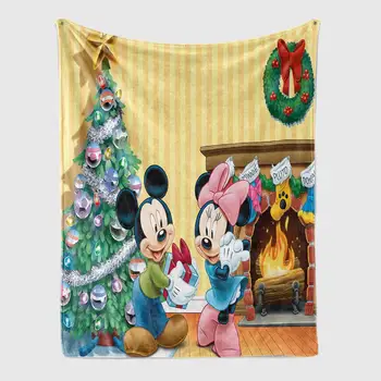Disney Mickey Minnie Vianočné Gobelín Cartoon Stene Visí Izba Sky Carpet Koľaji Umenie Tapisérie Domáce Dekorácie Príslušenstvo
