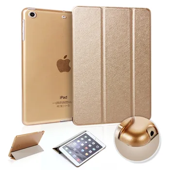 Luxusné Hodvábne Cítil Kožené puzdro pre Apple iPad 2 3 4 Smart 9.7-palcový Tablet Kryt A1395 A1430 A1460 A1458 Prípade Poklesu odporu