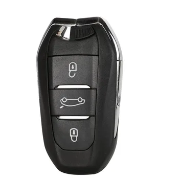 Jingyuqin Smart Keyless-Go Diaľkové Kľúča Vozidla HU83 VA2 433MHZ 4A ID46 PCF7945 Pre Peugeot 208 308 508 3008 Citroen C4, DS4 DS5 HITAG2