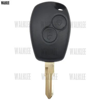 WALKLEE Diaľkové Auto Kľúča na Renault Megane Modus Kangoo Clio Logan Sandero Duster s PCF7946 alebo PCF7947 Čip