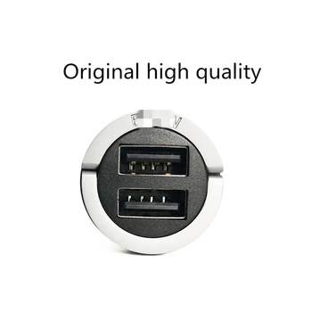 Auto originálne USB nabíjačka Pre BMW univerzálny pre f10 f15 f16 f25 f26 f30 e90 f01 g30 g50 USB rýchly dual cigaretový zapaľovač adaptér