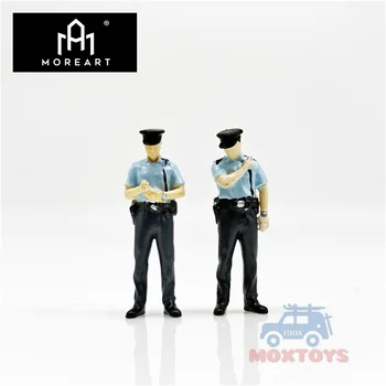 MoreArt 1:64 Údaje o dva Hong Kong Polície Muž s Matel box