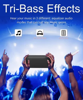 XDOBO X8 60W Prenosné Bluetooth Reproduktory Stereo Bass Subwoofer Bezdrôtový Stĺpec TWS 15h Hracieho Času Hlasový Asistent Zvuk Bar