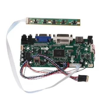 Radič Rada LCD HDMI-compat DVI, VGA, PC Audio Modul Ovládač DIY Kit 15.6