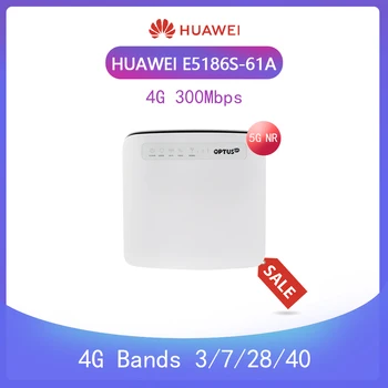 Odomknutý Huawei E5186 E5186s-61a 4G LTE CAT6 300Mbps CPE Bezdrôtový Smerovač Brána Hotspot Modem+2KS Anténa