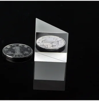 Optický Hranol K9 Glass15mm Pravý Uhol Vnútornej Reflexie Potiahnutý Hliníkovou Fóliou Experiment Laserové Meracie Prístroje