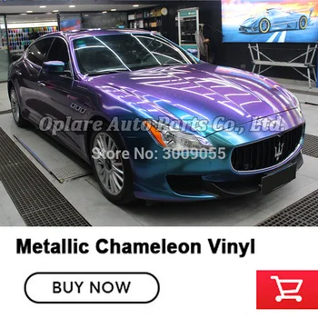 Najvyššiu kvalitu Vozidla vinyl Chameleon vinyl blue fialová metalíza Chameleon wrapping film nízku počiatočnú lepivosť lepidlo 5m/10m/18 m