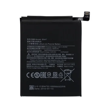 Batériu telefónu BN47 pre Xiao Redmi 6 / 6 Pro 3900mAh Vysokou Kapacitou Vysoko Kvalitné Náhradné Batérie Bezplatné Nástroje