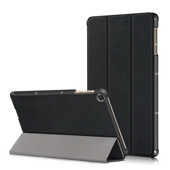 Tri-fold Tablet Prípade Štít Ipad Ochranné Puzdro Kožené a ochranný Film Pokožky Black pre Kartu M8 HD TB-8505F X 8705F N cena