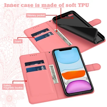 Vzorované Telefón puzdro Pre Xiao Redmi POCO X3 NFC 10X 4G 10 TON Lite 10 Ultra Luxusné Kožené Flip PU Kožené Peňaženky Kryt
