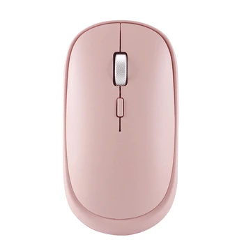 Bluetooth 4.0 + 2.4 G Bezdrôtový Duálny Režim Myš Mini Optická Počítač Ružová Myší 1600 DPI 3D Office USB Mause Pre Macbook PC Notebook