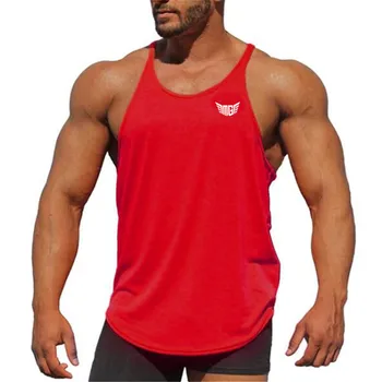 Muscleguys Lete fitness tank topy mužov telocvične stringer mens canotta kulturistike tričko, vesta bez rukávov tričko bavlnené oblečenie