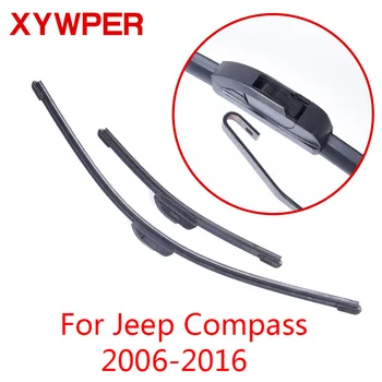 XYWPER Stieračov pre Jeep Compass 2006 2007 2008 2009 2010 2011 2012 2013-2016 Auto Príslušenstvo Mäkkej Gumy Stierače