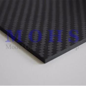 3 k uhlíkovej platne panel 1 1.5 1.8 2 2.5 3 3.5 4 4.5 5 mm full carbon fiber doska panel list obyčajný keper väzbe lesklý, matný povrch