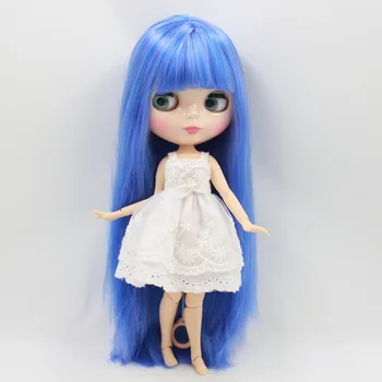 ĽADOVÉ DBS Blyth bábika 1/6 bjd Mix modrá vlasov 30cm nahé bábika spoločný orgán prírodnej kože, lesklé tvár