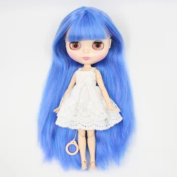 ĽADOVÉ DBS Blyth bábika 1/6 bjd Mix modrá vlasov 30cm nahé bábika spoločný orgán prírodnej kože, lesklé tvár
