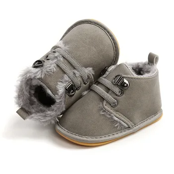 Zimné Nový Štýl Baby Chlapci Topánky Pevné Jediným Dieťa Prvý Chodci Batoľa Dievčatá Topánky Dieťa Moccasins