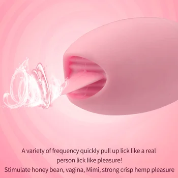 Ústne Klitorisu Bulík Stimulátor Sexuálne Hračky pre Ženy, G Mieste Lízanie Jazyk Vibrátor USB Rechargable Diaľkové Mačička Dospelých, Sexuálne Hračky