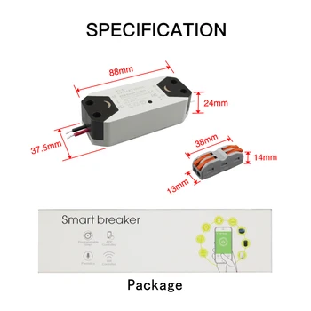DIY WiFi Smart Light Switch Univerzálny Chránič Inteligentný Život APLIKÁCIU Diaľkové Ovládanie Práce s Alexa Domovská stránka Google Smart Home Automation