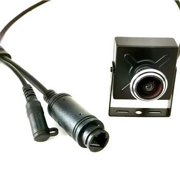 SMTKEY 5MP / 3MP / 2MP 48V POE IPC alebo DC 12V Onvif P2P Siete IP Kamera Rybie Oko 1.8 mm Objektív Široký Pohľad kovové puzdro mini IP Kamery