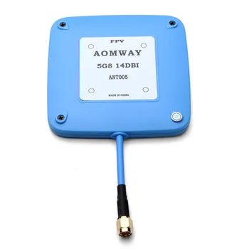 Aomway 5.8 GHz 14dBi Ploché High Gain Anténa Smerová Anténa SMA Alebo RP-SMA anténu na FPV Racer Drone Prenos Quadcopter