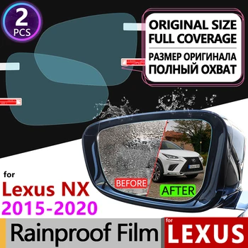 Pre Lexus NX NX200t NX300h prijímac nx200 NX300 200t 300h 200 300 Úplné Pokrytie Anti Fog Film Spätné Zrkadlo Rainproof Filmy Príslušenstvo