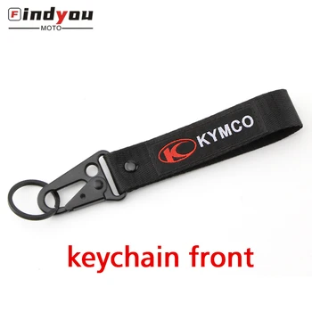 Univerzálne Motocyklové výšivky keychain keyRing Pre KYMCO AK550 CT250 XCITING 250 300 400 500 Centre 200i 300i 350i K-XCT
