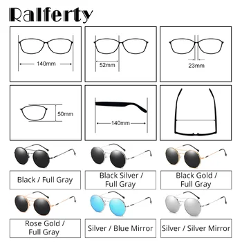 Ralferty 2 V 1 Módne Predpis Slnečné Okuliare Ženy Polarizované Klip Na Slnečné Okuliare Optika Kovové Odtiene Pre Ženy Colné Z17122